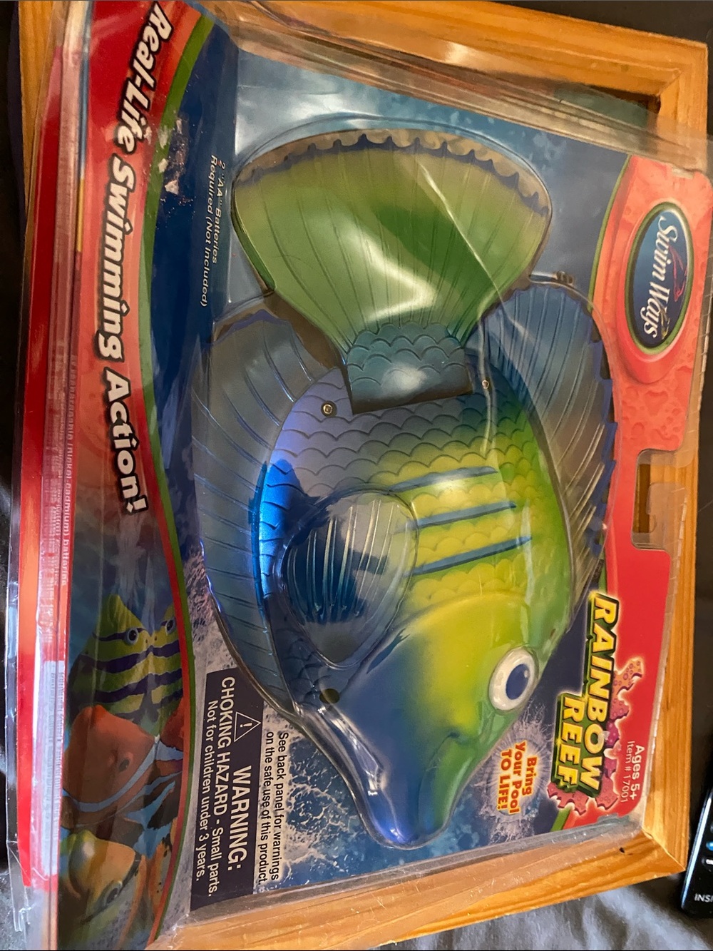 SwimWays Rainbow Reef RealLite Swim Fish - Blue & Green 2004